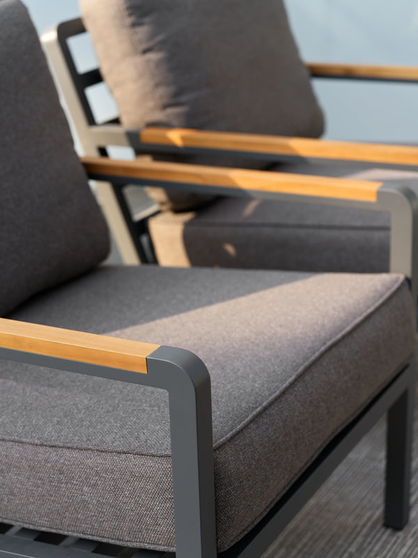 Nova soffgrupp 3+1+1 – Antracit/Soft Dawn, detaljbild