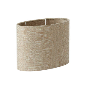 Qvist Lampskärm Modern Oval 112 Beige 30cm- sidovy