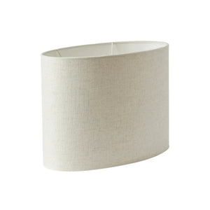 Qvist Lampskärm Modern Oval 101 Offwhite 38cm- produktbild sidovy

