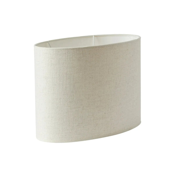 Qvist Lampskärm Modern Oval 101 Offwhite 38cm- produktbild sidovy
