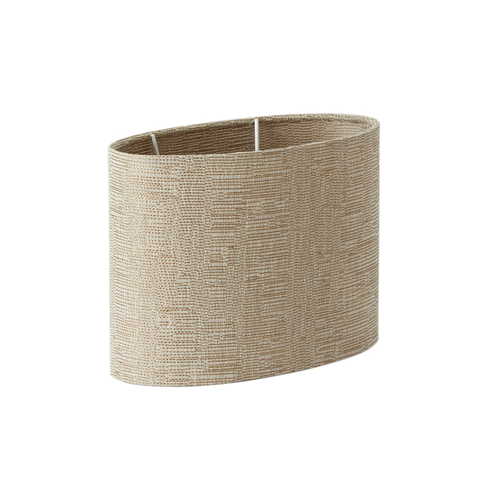 Qvist Lampskärm Modern Oval 112 Beige 22cm- frontvy