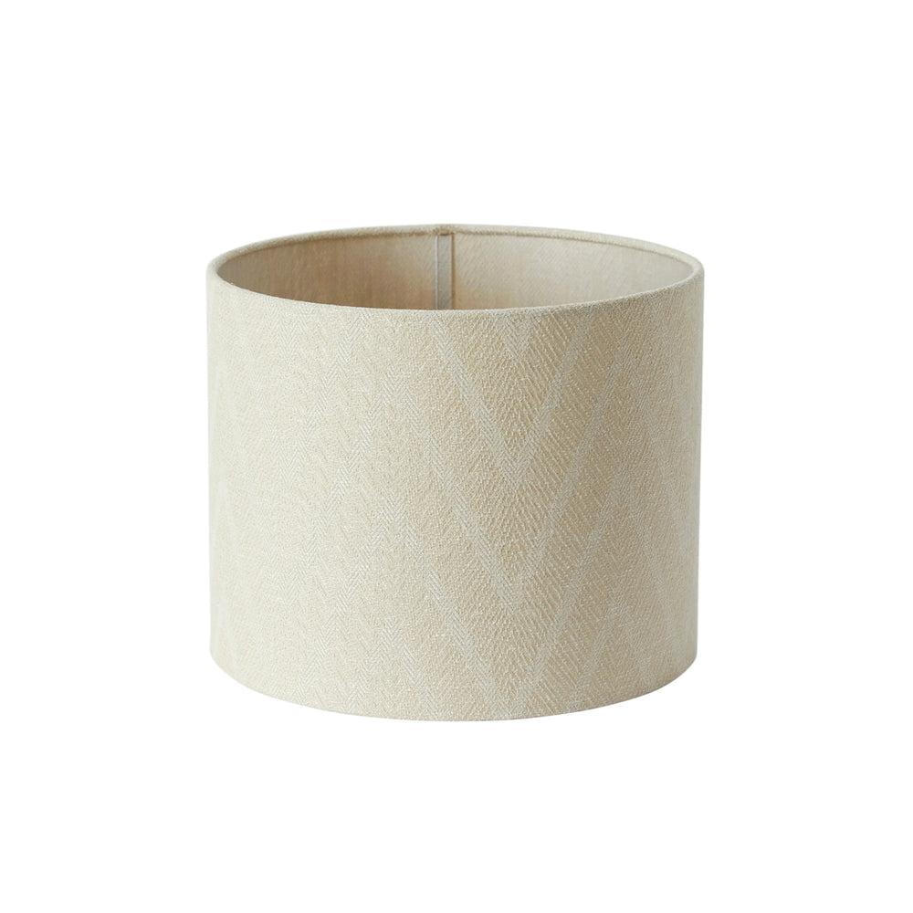 Qvist Lampskärm Modern Round 113 Beige 25cm- frontvy