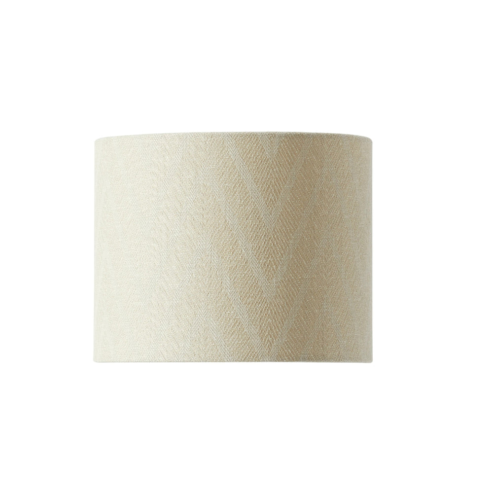 Qvist Lampskärm Modern Round 113 Beige 25cm- frontvy