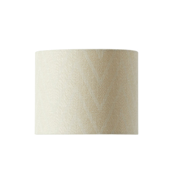 Qvist Lampskärm Modern Round 113 Beige 25cm- frontvy