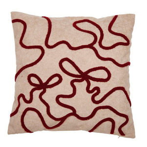 Rosett Kuddfodral 48x48cm- produktbild #Röd/63