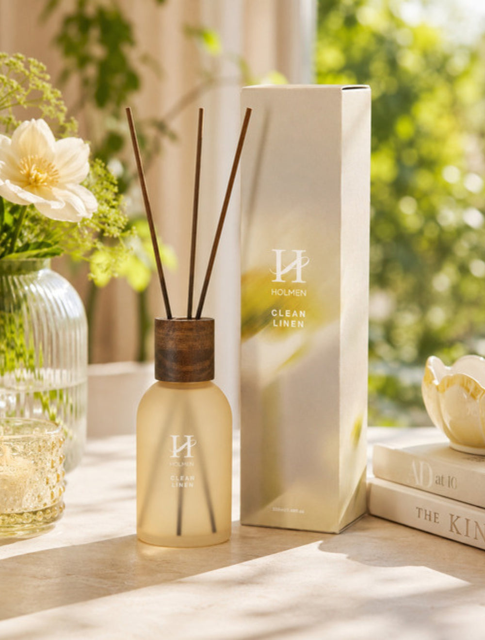 Rossano Doftpinnar 220ml. Clean Linen- produktbild