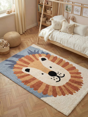 Snuggle Lejon matta 140x200cm- miljöbild
