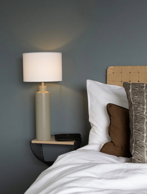 Solo lampfot Matt Beige H44cm- miljöbild