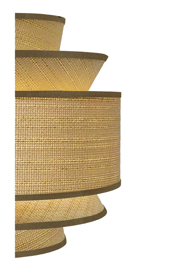 Ambrosia Taklampa Natur/Brun Ø50