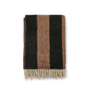 Zara Pläd 130x170cm, brun/svart produktbild