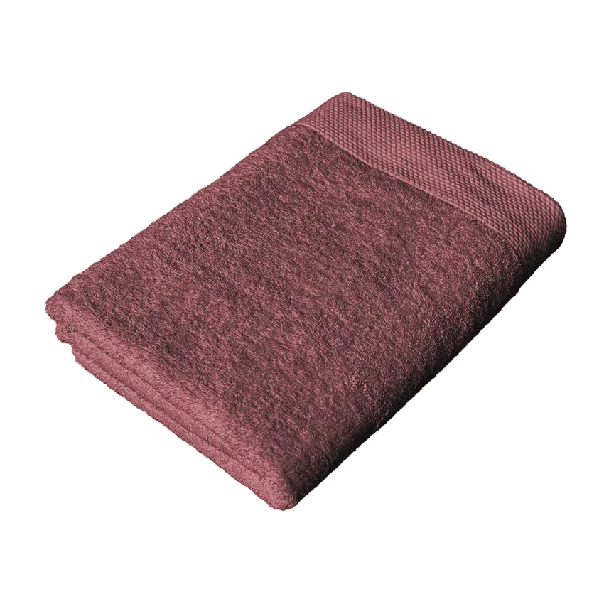 Handduk Dalarö 50x70cm vinröd. Produktbild, frontvy.