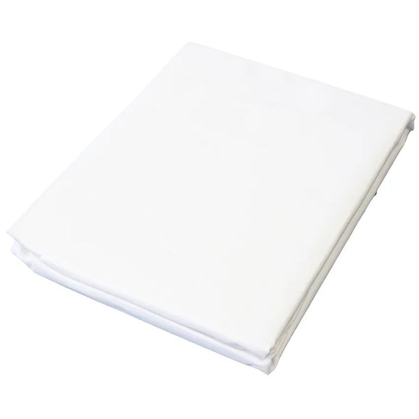 Eco-Kuvertlakan Classic 90x200cm vit. Produktbild, frontvy.