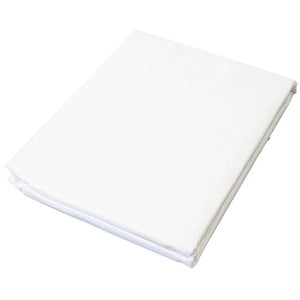 Eco-Kuvertlakan Classic 120x200cm vit. Produktbild, fronvy