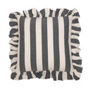Amalia kuddfodral volang 45x45cm – svart