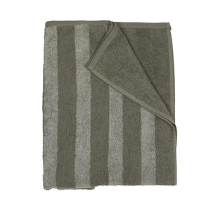 STRIPE GRÖN/40 Frottéhanddukar