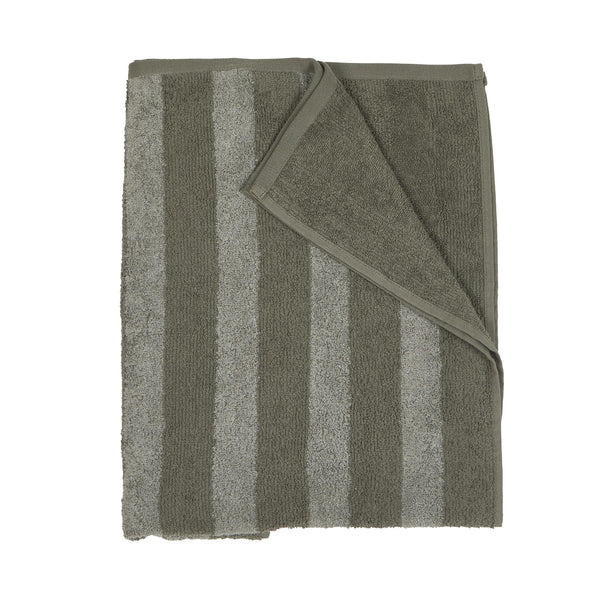 STRIPE GRÖN/40 Frottéhanddukar