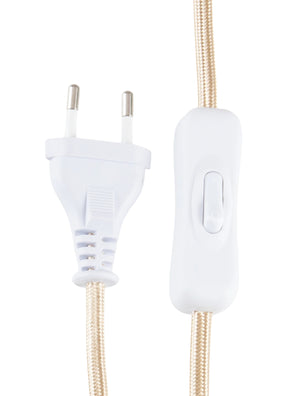 Iris Bordslampa 35 Mocha- detaljbild på sladden