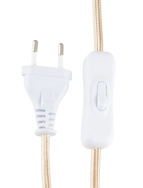Iris Bordslampa 35 Mocha- detaljbild på sladden