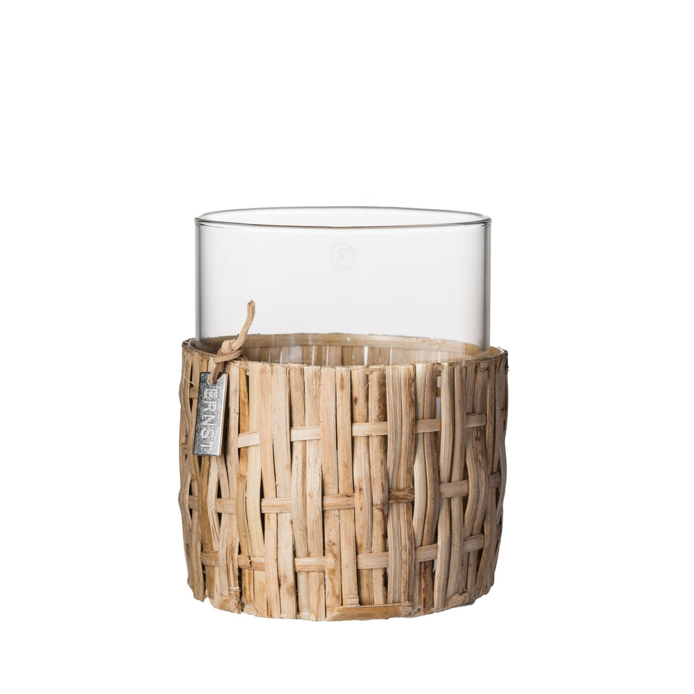 Ljuslykta ljus korg Ø10 H12cm- produktbild
