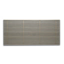 Bambumatta i randigt mönster med beige, bruna och gråa toner - hållbar golvmatta för kök och hall