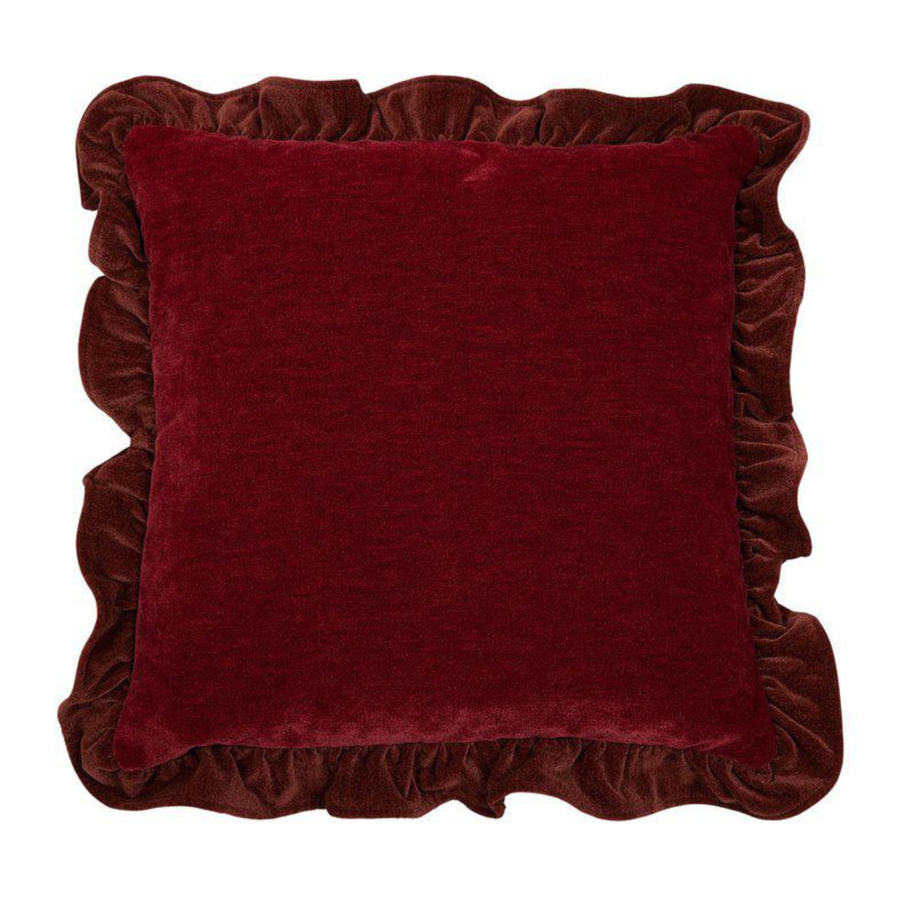 Selma Kuddfodral 45x45cm Sammet- produktbild #Röd/60