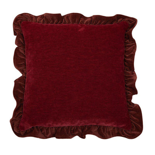 Selma Kuddfodral 45x45cm Sammet- produktbild #Röd/60