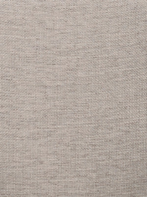 Beige linnelook tyg i närbild med synlig vävstruktur och naturlig textur