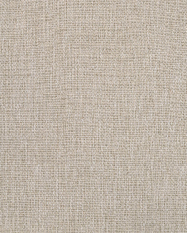 Ljusbeige linnelook tyg med naturlig vävd struktur och diskret tvåfärgad melering