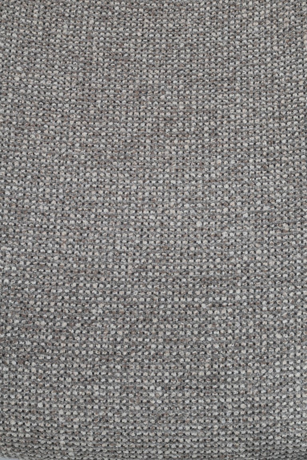 Grå melerad textil med tät vävd struktur, perfekt för möbelklädsel och inredning