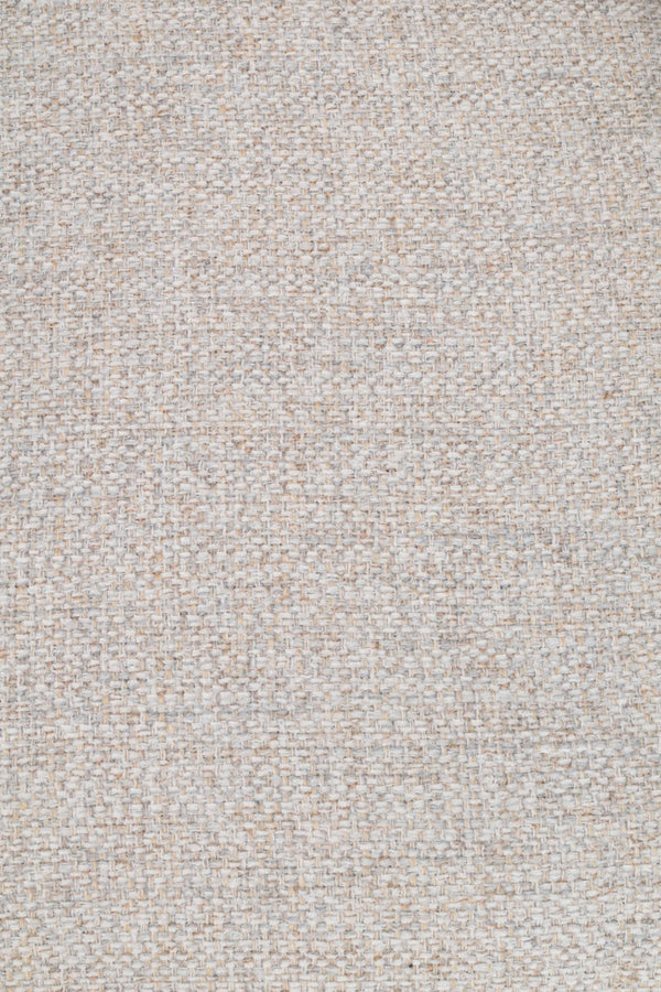 Ljusbeige vävd textil med naturlig struktur och melerade toner i beige och grått