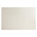 Ljusbeige handvävd ullmatta med naturlig textur och diagonal vävning