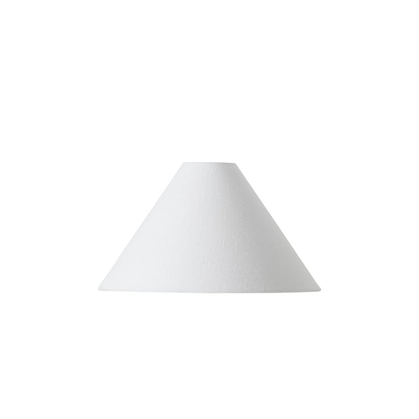 Qvist Lampskärm Conical 102 Linen White 38cm- produktbild frontvy